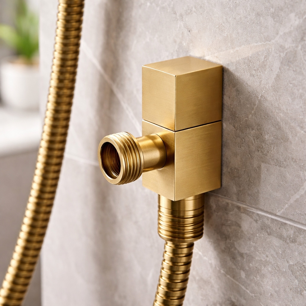 Angle Valve -Brushed Gold