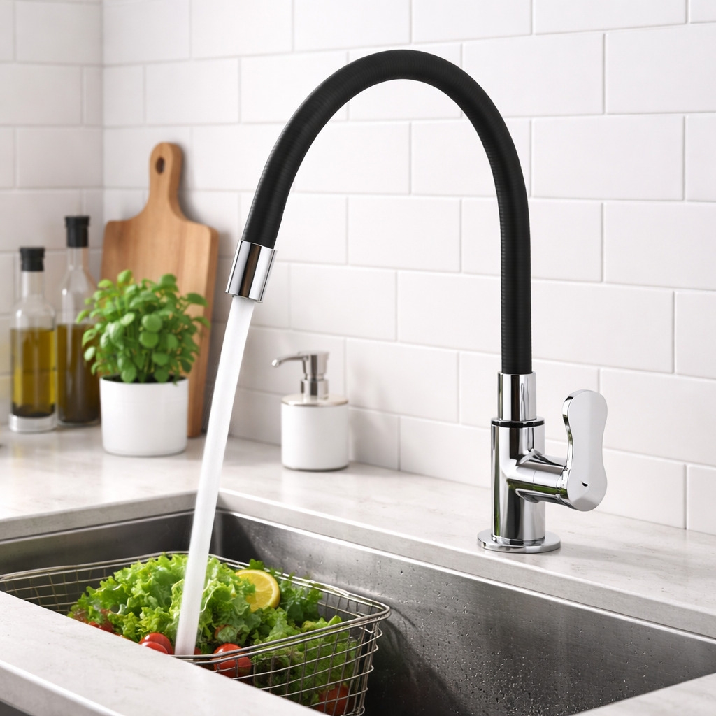 TABLE MOUNTED SINK FAUCET FLEXIBLE