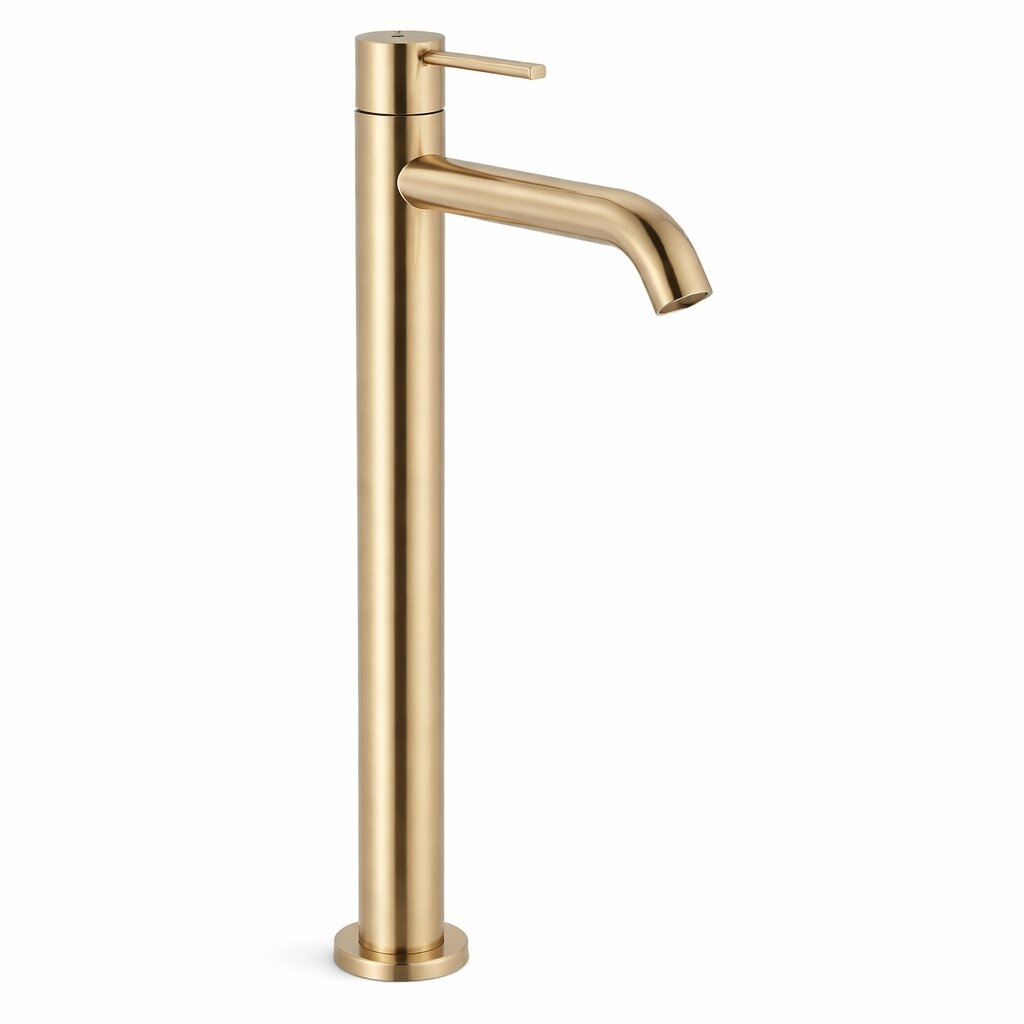 High Basin Mixer Brushed Gold