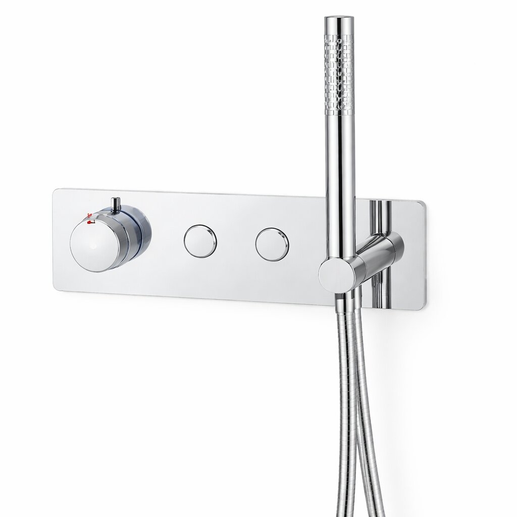Concealed Thermostatic 3-Way Chrome