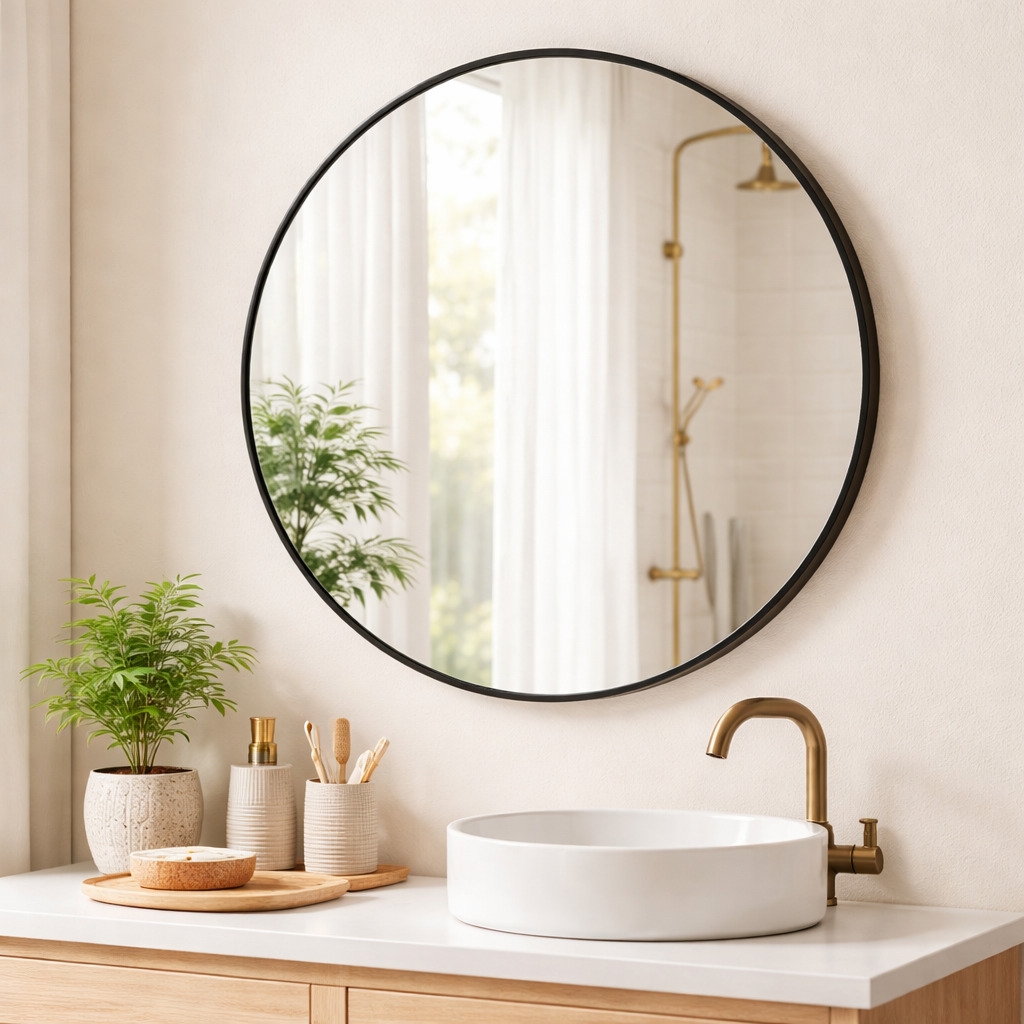 KOHLERÃ‚Â® ESSENTIAL ROUND MIRROR
