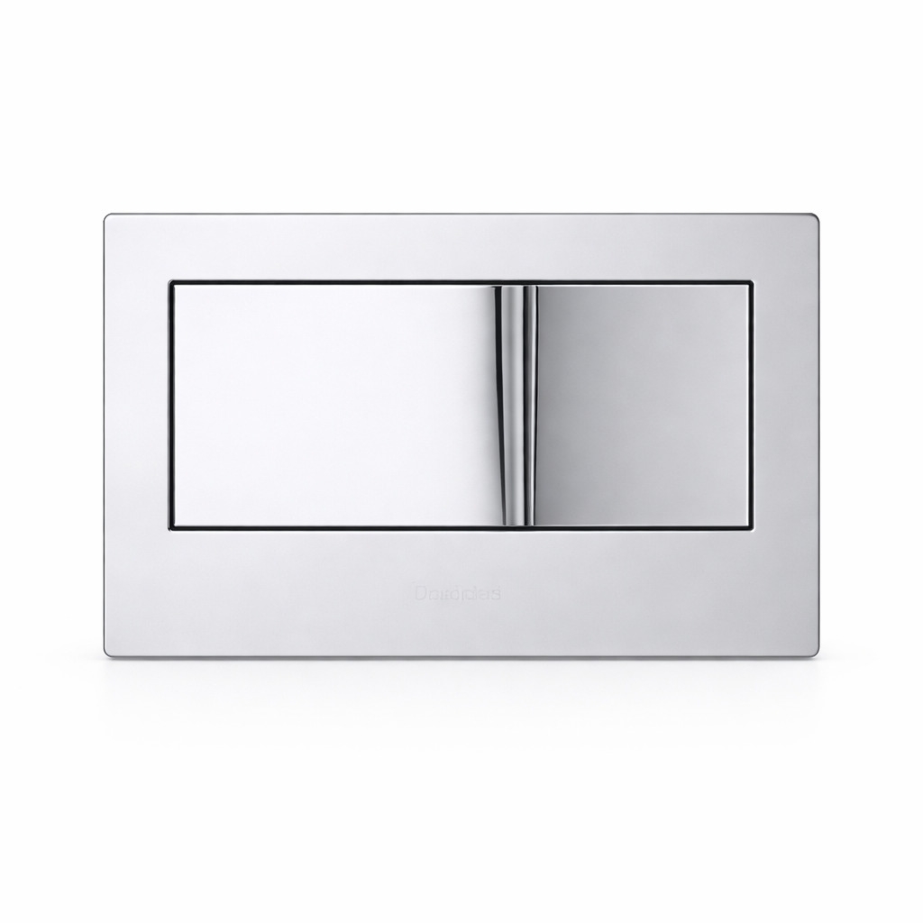 Bevel Faceplate polished Chrome
