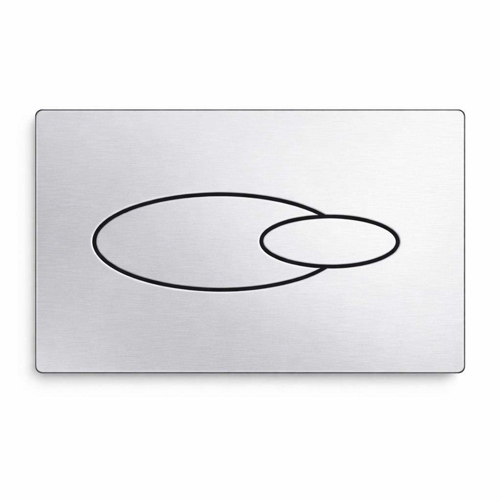Droplet Faceplate Polished Chrome