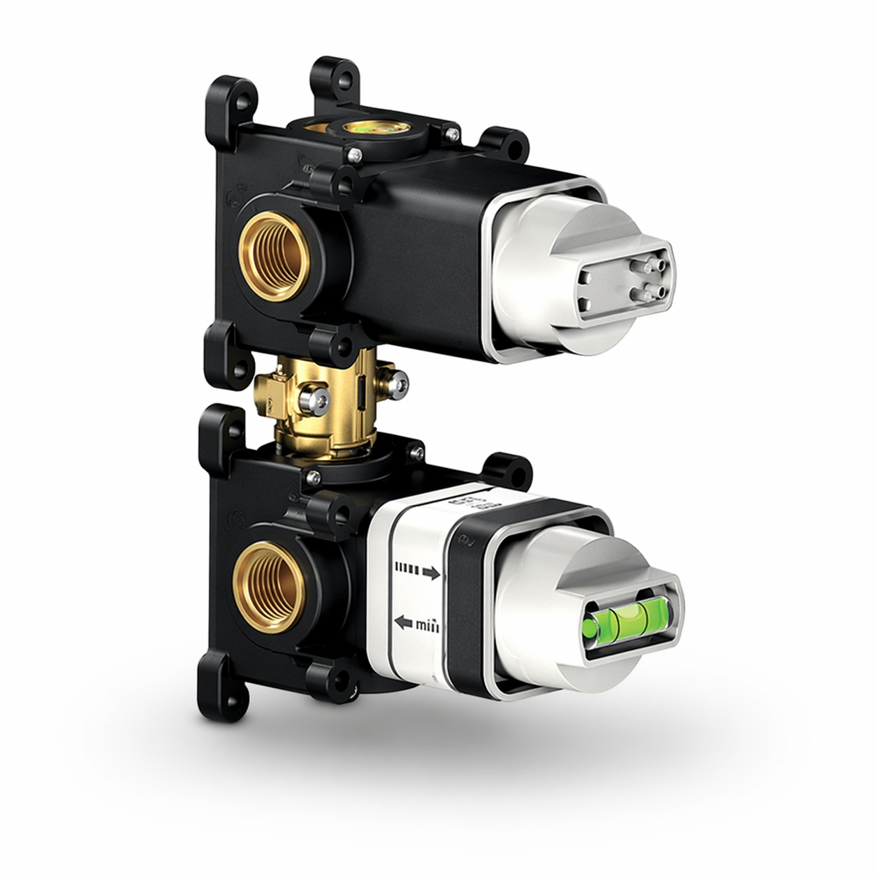 2-way flush fit concealed part