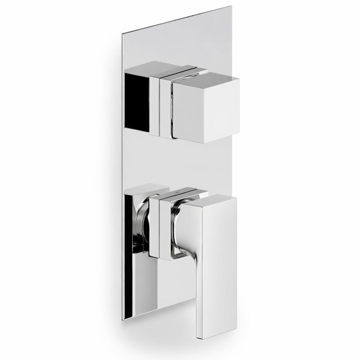Seven bath mixer with 3 way diverter