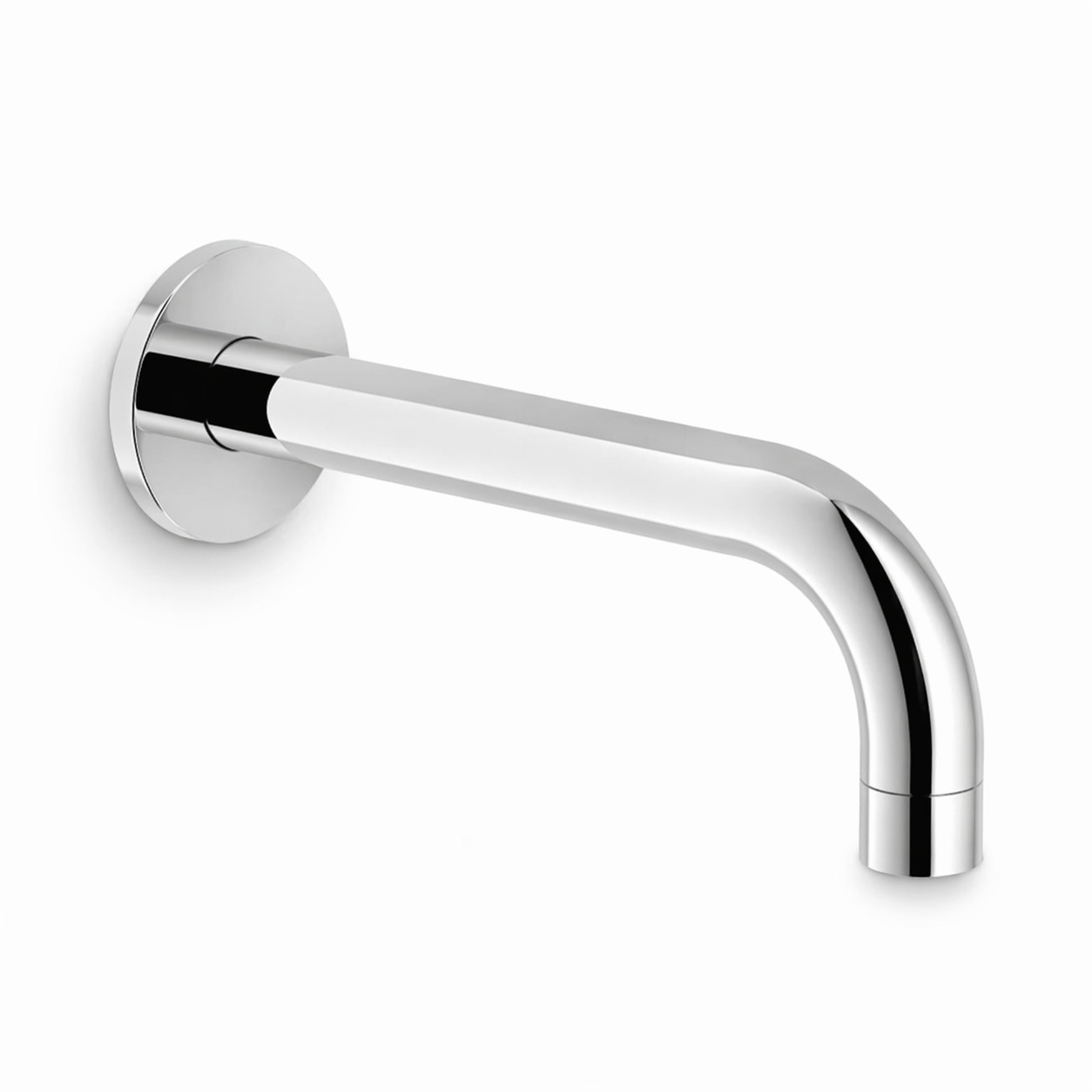 Spout with diverter  for built in bath