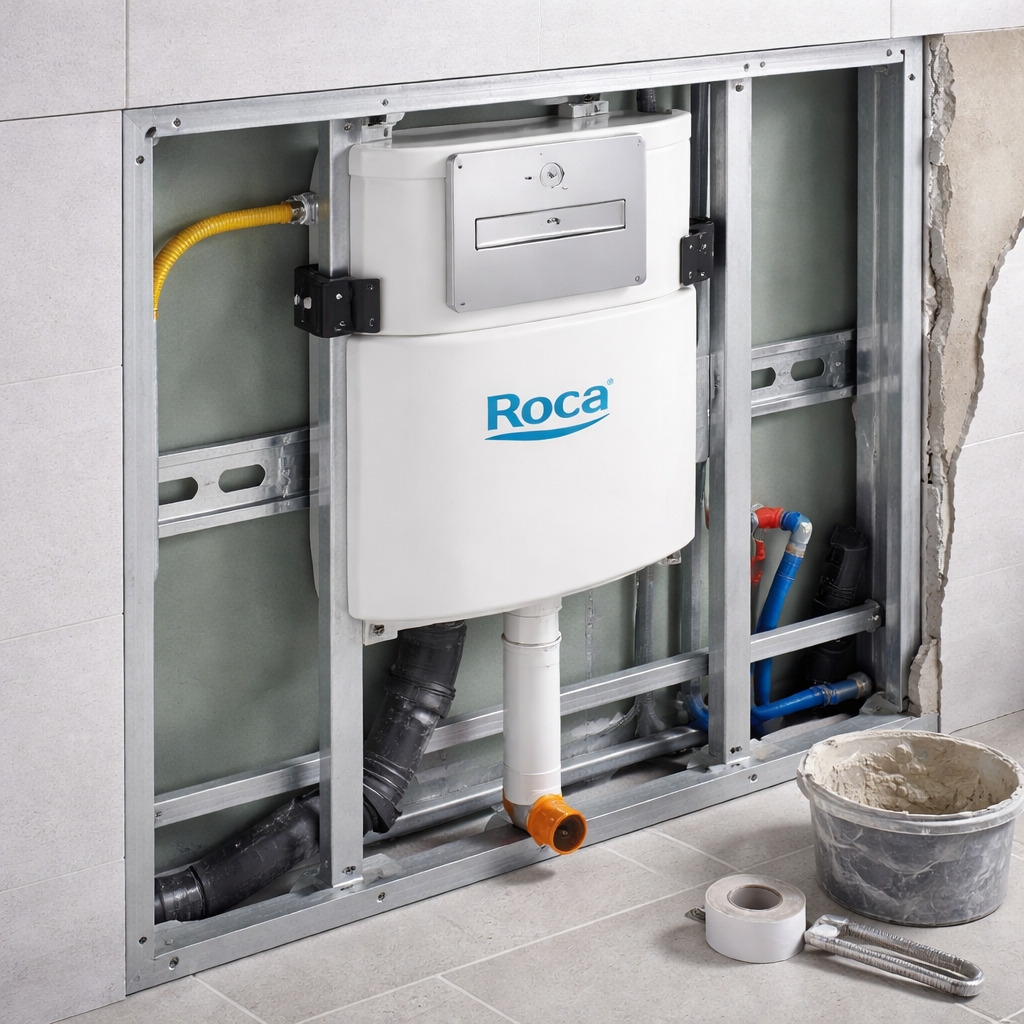 Slendra Plus Concealed Cistern 80mm