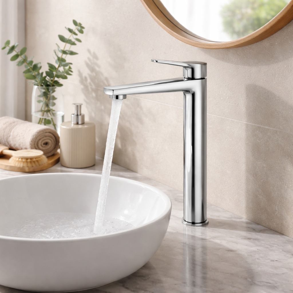 Single lever Lavatory high Mixer ROBI, c