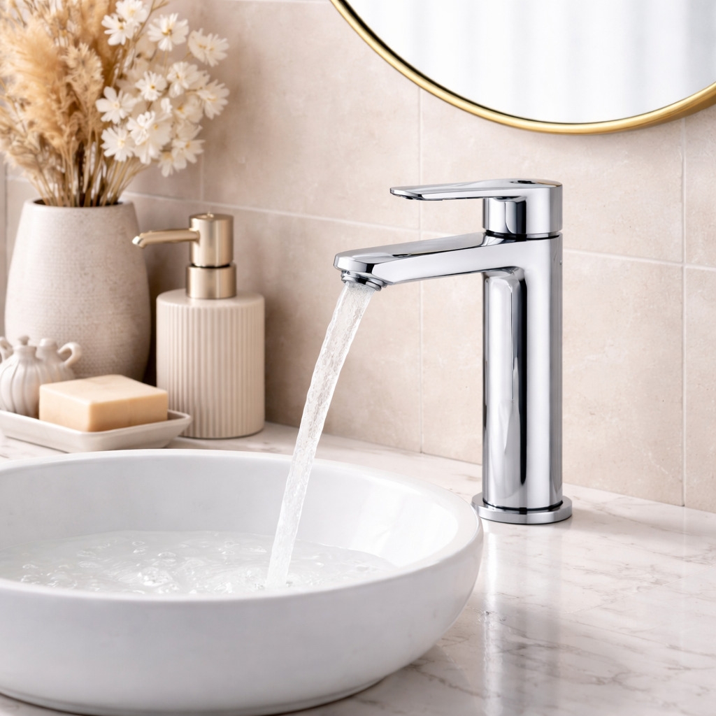 Lavatory Mixer without pop-up drain ROBI