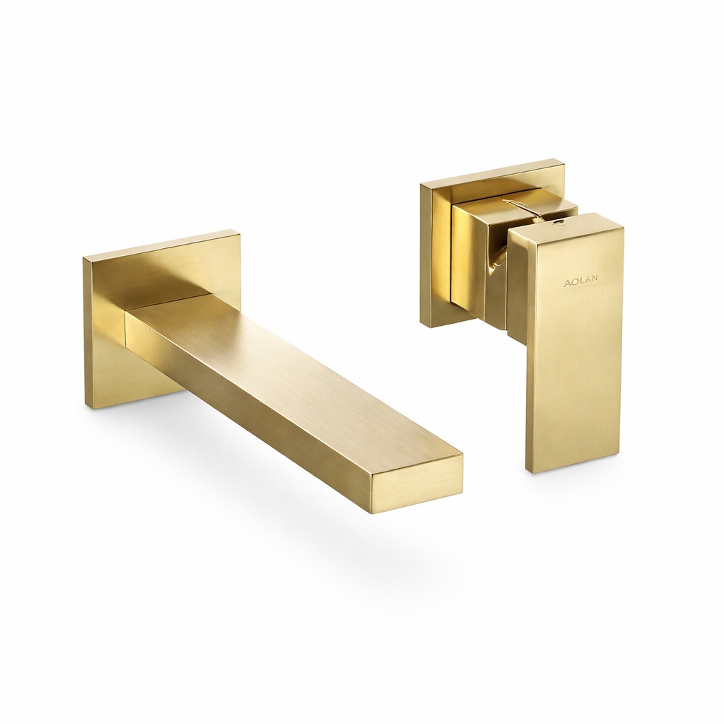 Wall mounted Basin Mixer ARS BRUSHED GOL