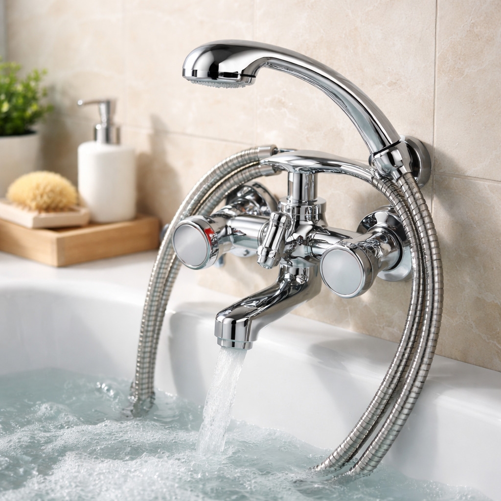 Complete bath mixer "CLASS", chrome