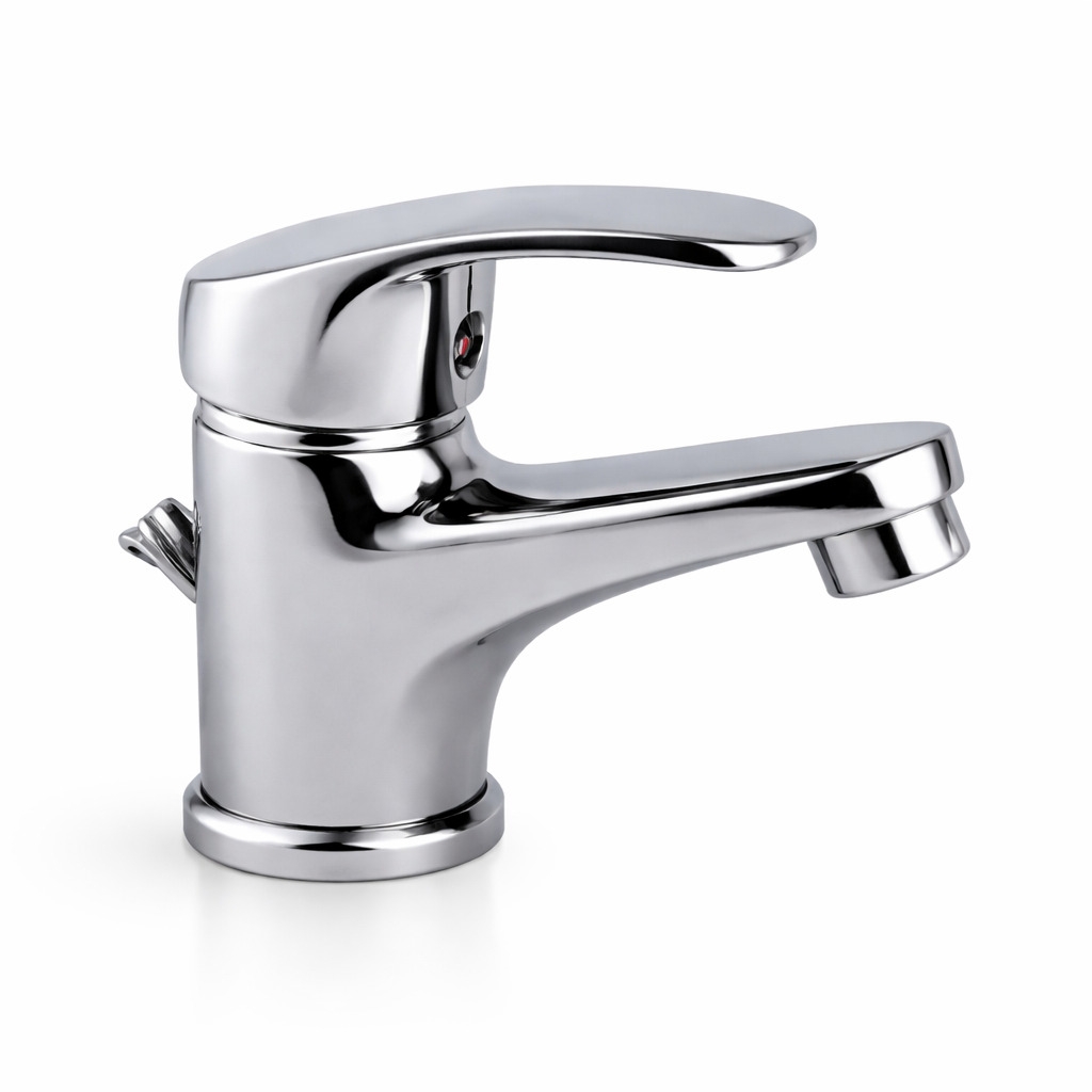 Lavatory mixer with pop-up drain ALBA, c