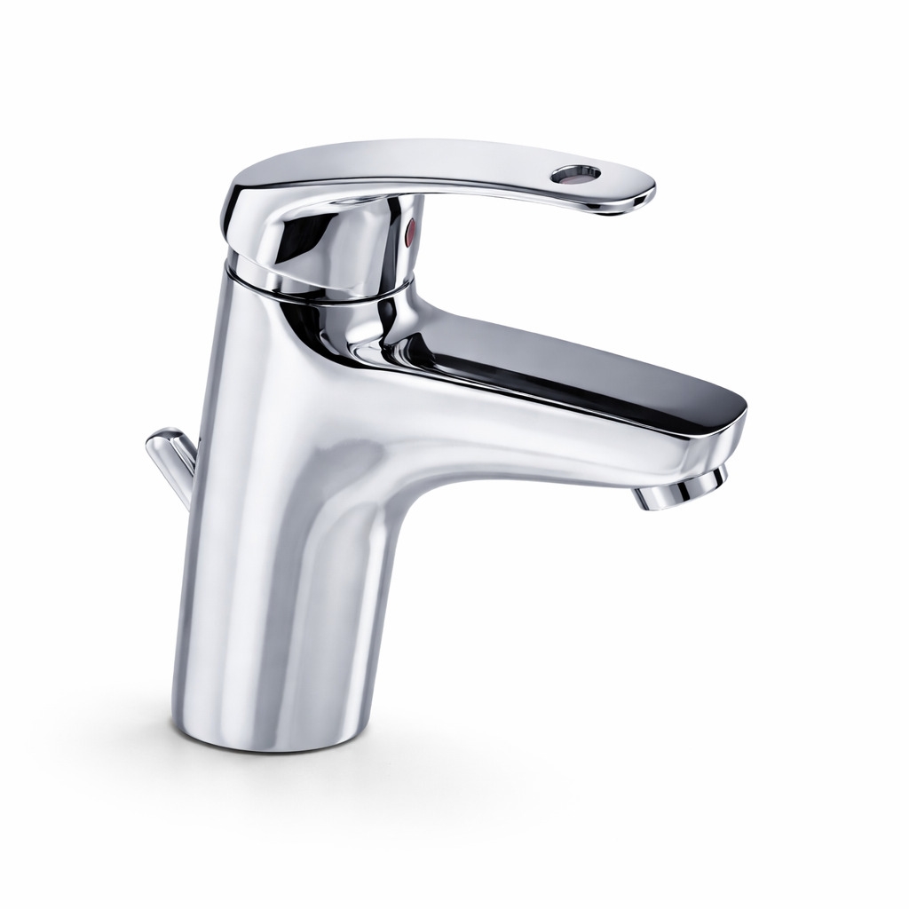 Lavatory mixer with pop-up drain ANGELO,