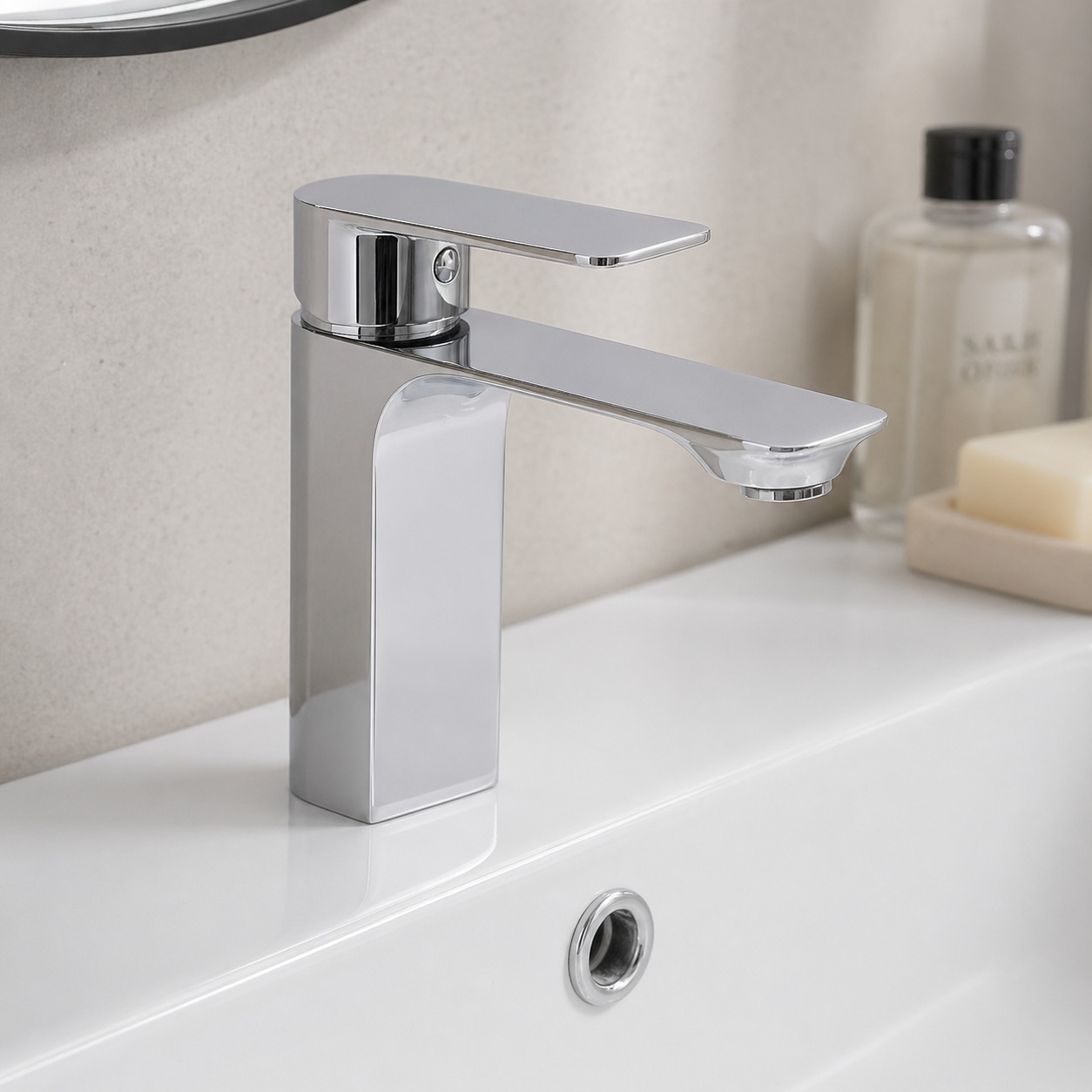 Lavatory Mixer without pop-up drain  DES