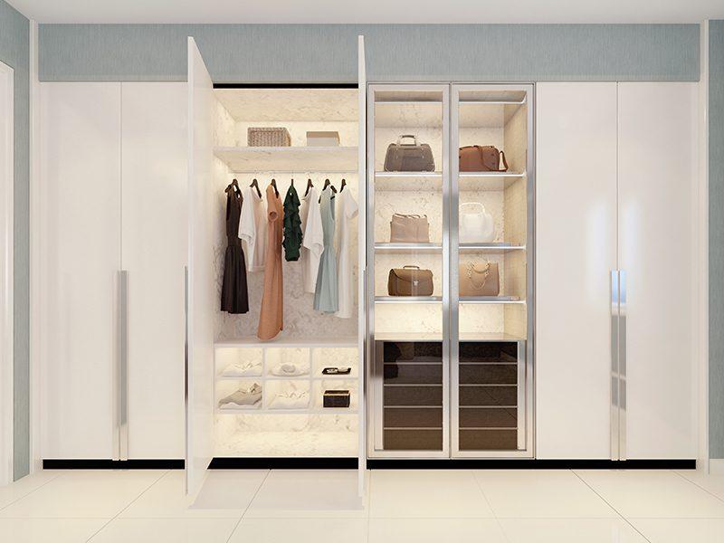 Walk-in wardrobe organisation hacks for a clutter-free space